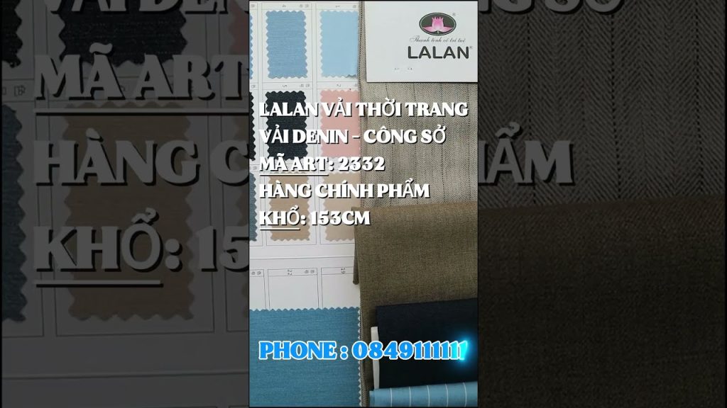 VẢI CÔNG SỞ LALAN KHOẢN ĐẦU TƯ THẦN KỲ CHO SỰ NGHIỆP CỦA BẠN